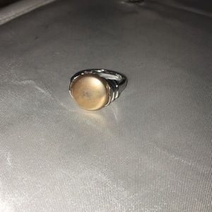 Honora Bronze Coin Pearl Ring